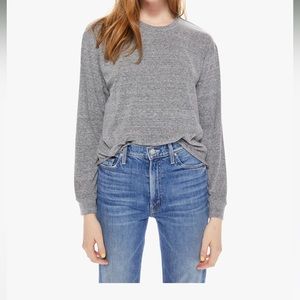 Mother Denim L/S Slouchy Cut Off